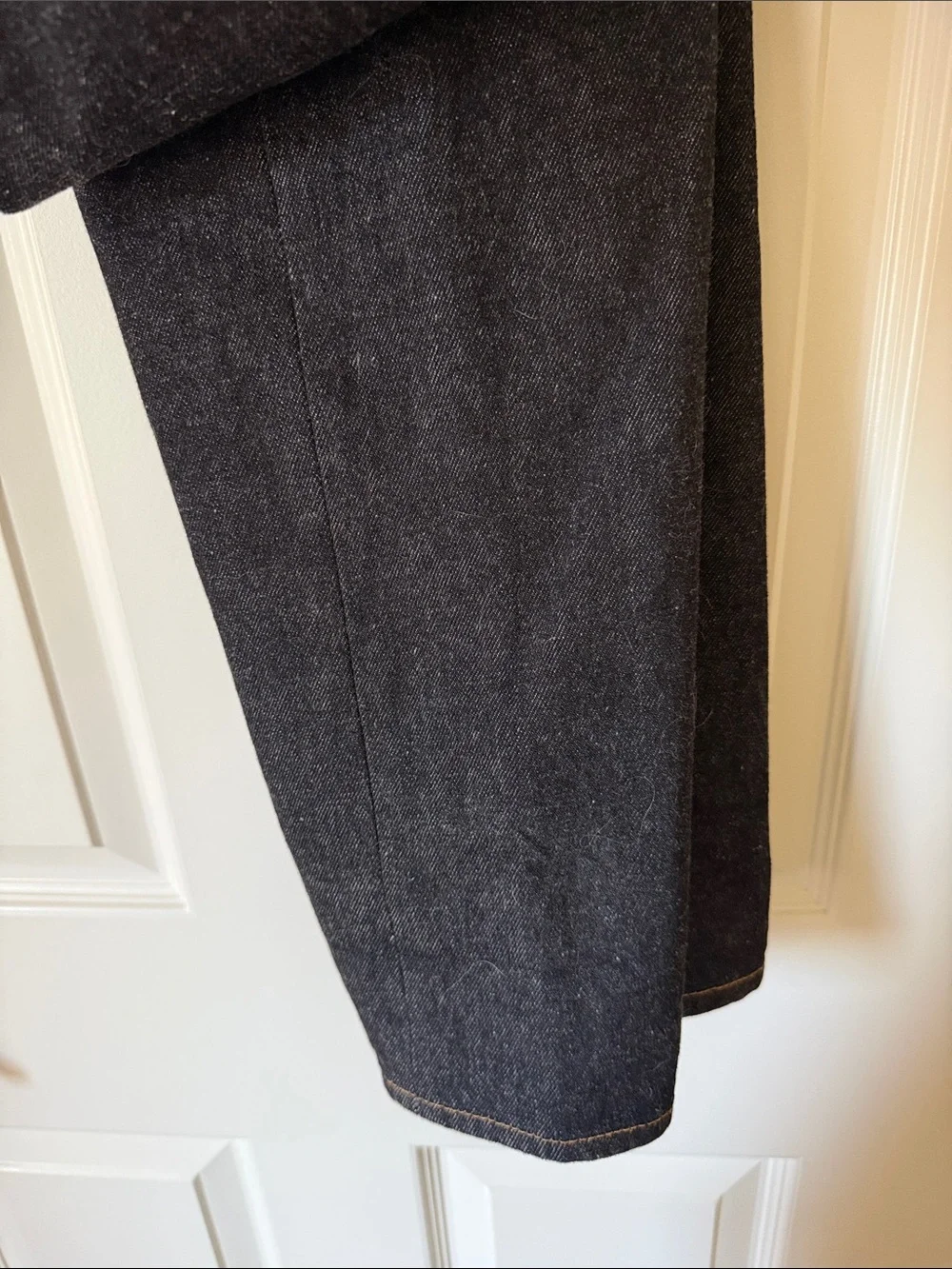 Levi’s 501 Men's black shrink to fit Straight-Leg Jeans, 33x34”